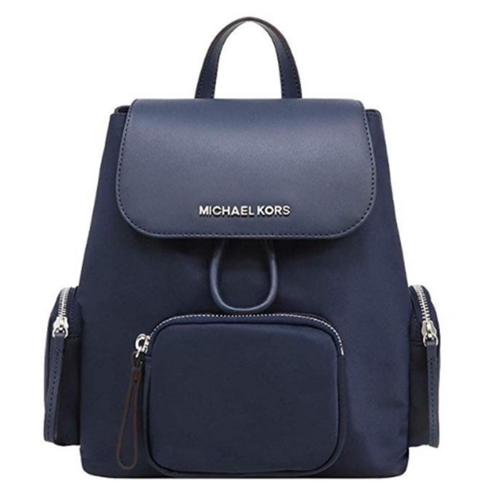 Michael Kors Navy Backpack Like New